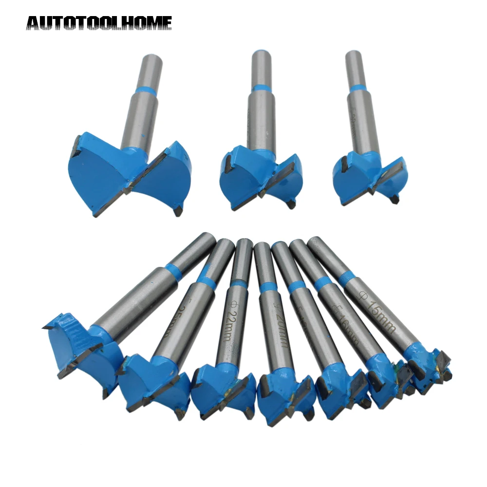 

AUTOTOOLHOME Forstner Tips Hinge Boring Drill Bit for Carpentry Wood Hole Cutter Auger Drilling 26 28 38 45 48 53 55 65mm Tools
