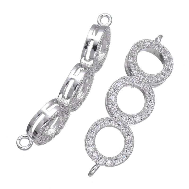 5 pcs High Quality Bijoux Zircon Letter Charms For Bracelets & Necklaces Vintage Connectors Jewelry Findings Diy Bedels