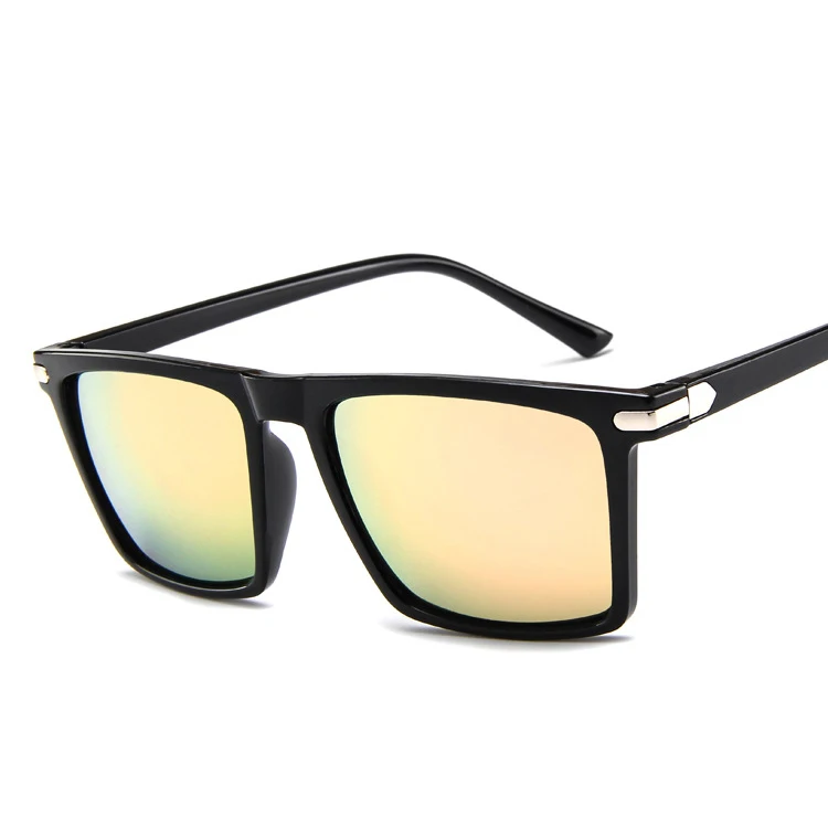 Psacss квадратные мужские классические солнцезащитные очки Брендовая Дизайнерская обувь Высокое качество солнцезащитные очки, мужские очки для вождения зеркало UV400 вогнуто-Выпуклое стекло, De Soleil Homme - Цвет линз: ATGD2159-10