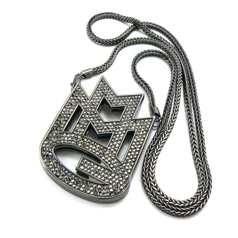 ICED out MAYBACH MUSIC GROUP MMG Pendant & 36"Franco chain maxi