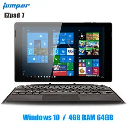 Jumper Ezpad 7 2 в 1 планшетный ПК 10,1 дюймов Windows 10 1920*1200 Cherry-T Z8350 четырехъядерный 1,44 ГГц 4 Гб ram 64 Гб eMMC 6500 мАч планшет