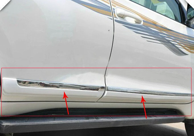 4 шт. для toyota Land Cruiser Prado FJ150 FJ 150 2010-2012 Высокое качество ABS хромированный корпус