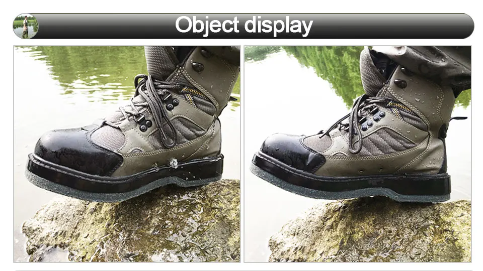 Одежда для рок-рыбалки(обувь для ловли нахлыстом+ брюки) болотная обувь ботинки с войлочной подошвой быстросохнущие Нескользящие уличные походные охотничьи