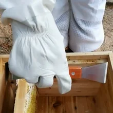 Нержавеющая сталь соты рамки скребок деревянная ручка от Лопата пчеловод двойной скребок пчеловодства инструмент