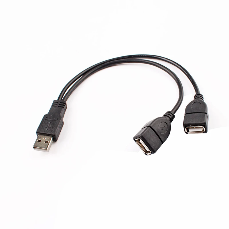 Fonetiek schokkend long Cable HUB USB 2.0 A Male to 2 Double Dual USB Female Splitter Charger  #79972|usb a female|usb femaleusb 2.0 - AliExpress