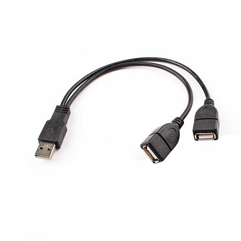 Разветвитель кабеля USB 2 0 A папа на двойных мама разветвитель зарядное устройство