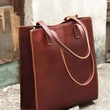 Натуральная коровья кожа, простая большая Ретро женская сумка, роскошная женская сумка-тоут, Современная стильная сумка с верхней ручкой, сумка для покупок