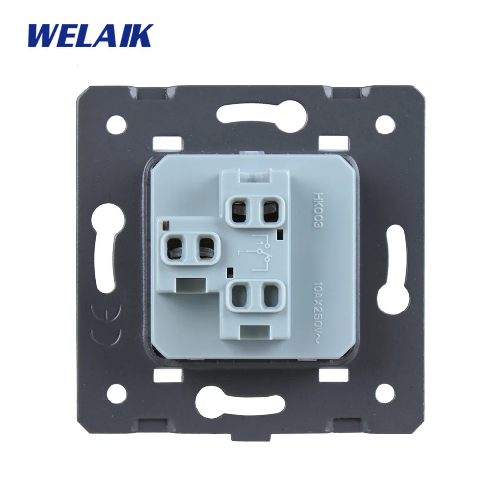 Welaik Кнопка 1Gang1Way переключатель Комплектующие для самостоятельной сборки