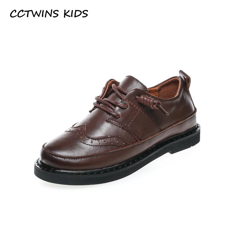 

CCTWINS KIDS 2018 Autumn Baby Boy Fashion Black Oxford Children Pu Leather Flat Girl Fashion Casual Shoe Toddler GX1957