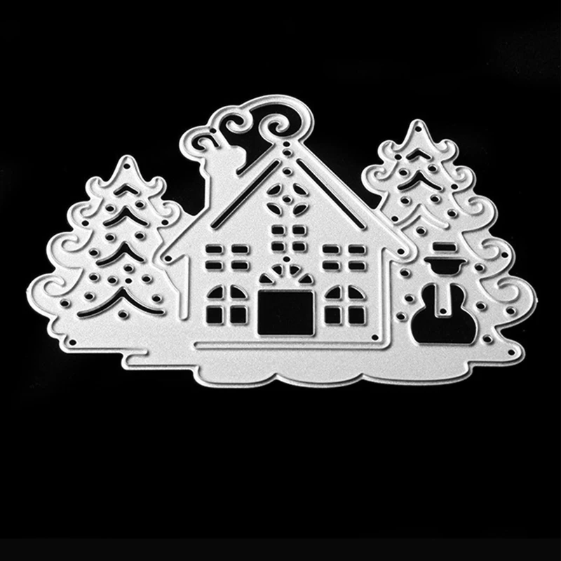 

2018 New 1 pcs House Border Metal Cutting Dies Stencils For Scrapbooking Paper Cards Crafts DIY