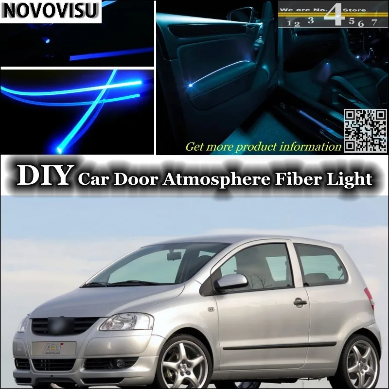 Нововису для Volkswagen VW Fox/Lupo комнатный светильник атмосферный волоконно-оптический