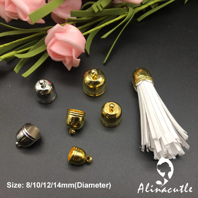 

Tassel Caps tassel top topper Alloy End Tip End Cap Cord Cap For Fashion Jewelry Making DIY Handmade craft tassels AlinaCraft