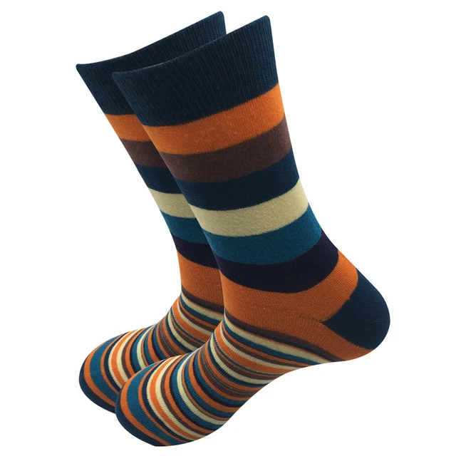 39-46 Chaussettes Happy Socks Chaussettes Rayées pour hommes et