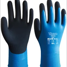 Водонепроницаемые садовые перчатки ручной работы 12 пар защитные перчатки водонепроницаемые садовые рабочие перчатки