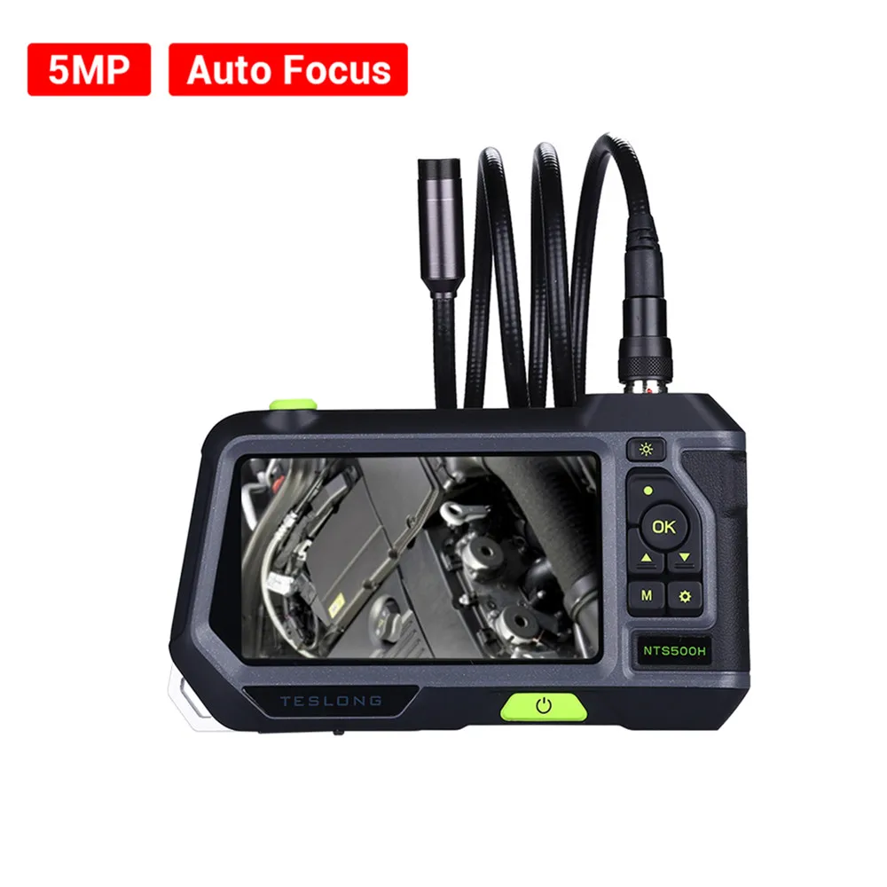 

Home Endoscopes 5" LCD 6.5MM 1Meters Endoscope Borescope Snake Inspection Tube Camera Video Recorder flexible Industrial camara