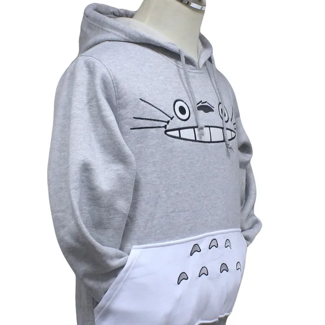 Totoro Animal Patchwork Sweatshirts Hoodie