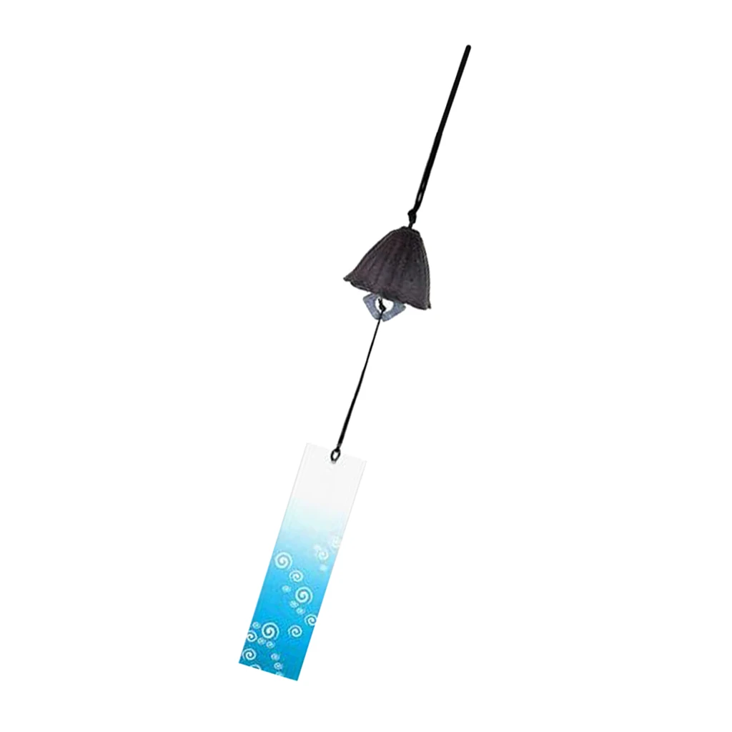 Japanese Furin Windchime Nanbu Cast Iron Metal Temple Garden Home Decor