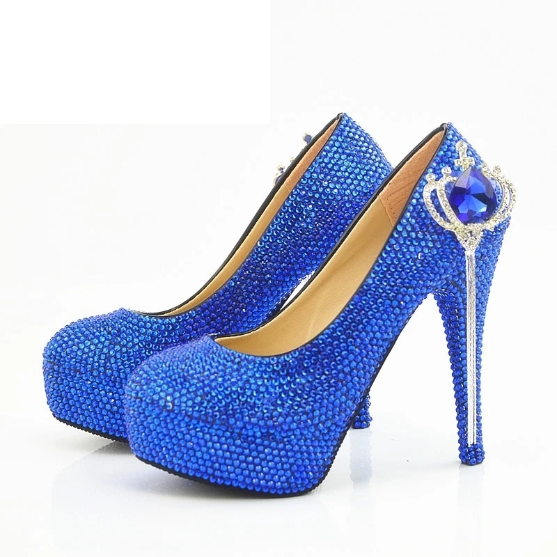 Blue Wedding Shoes Royal Blue Heels For Prom Royal Blue High Heels