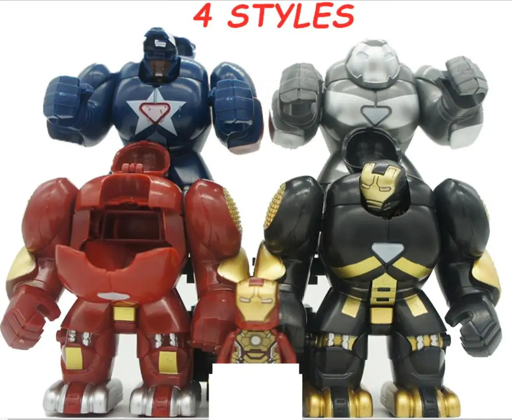 

Iron Man ML-K44 Avengers Hulkbusters Tony Stark Endgame Infinity War Action Figure Building Blocks Toy