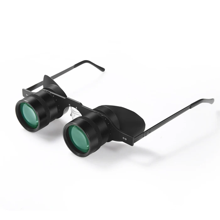 BIJIA 10x34 New Portable Glass Style Telescope 10x Magnifier  Hiking Binoculars for hunting Fishing black (1)