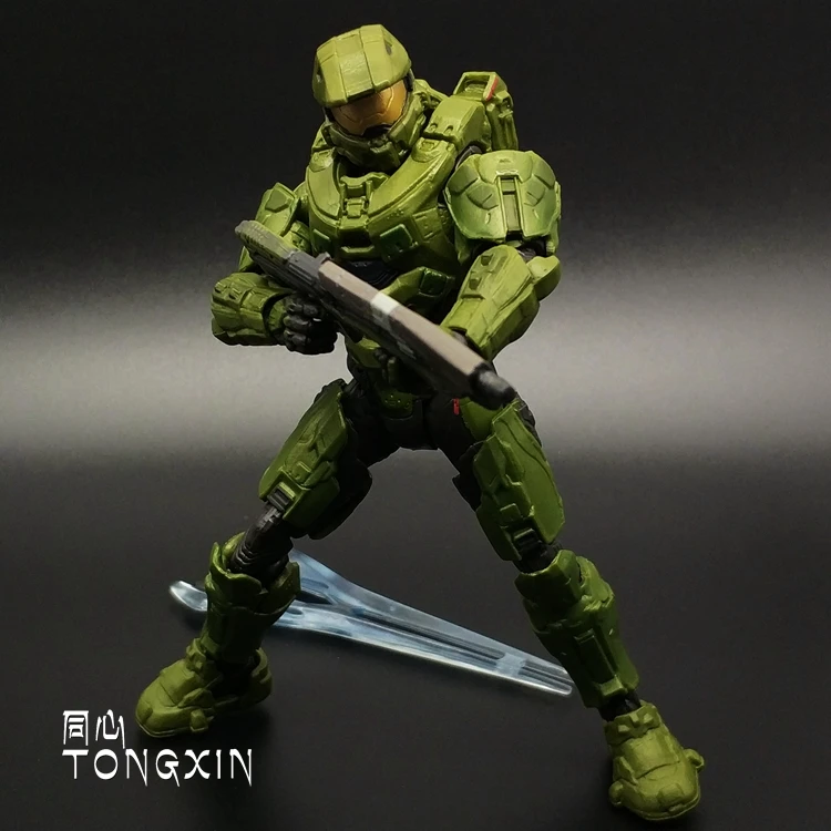 Новинка HALO Spartan Warrior Sergeant Halo модель Фигурка Mezco macfarlan