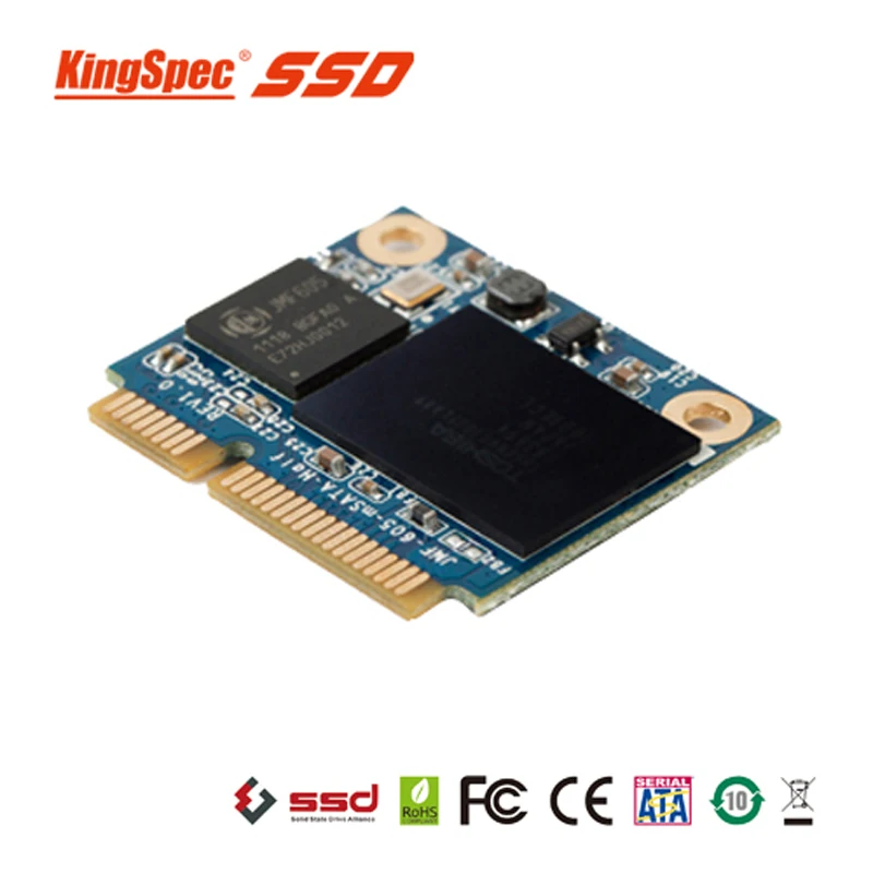 ACSC2M032mSH Kingspec mini pcie Half mSATA SSD 32 ГБ SATA II/III модуль ssd твердотельный жесткий диск msata для