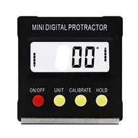 Digital angle finder Protractor electronic level box 360 Degree digital inclinometer angle measuring tool with magnets Portable 2