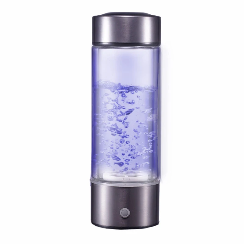 500ML Portable Hydrogen Generator Water Ionizer Filter Pure H2 PEM Rich Hydrogen alkaline Bottle Electrolysis Drink Hydrogen