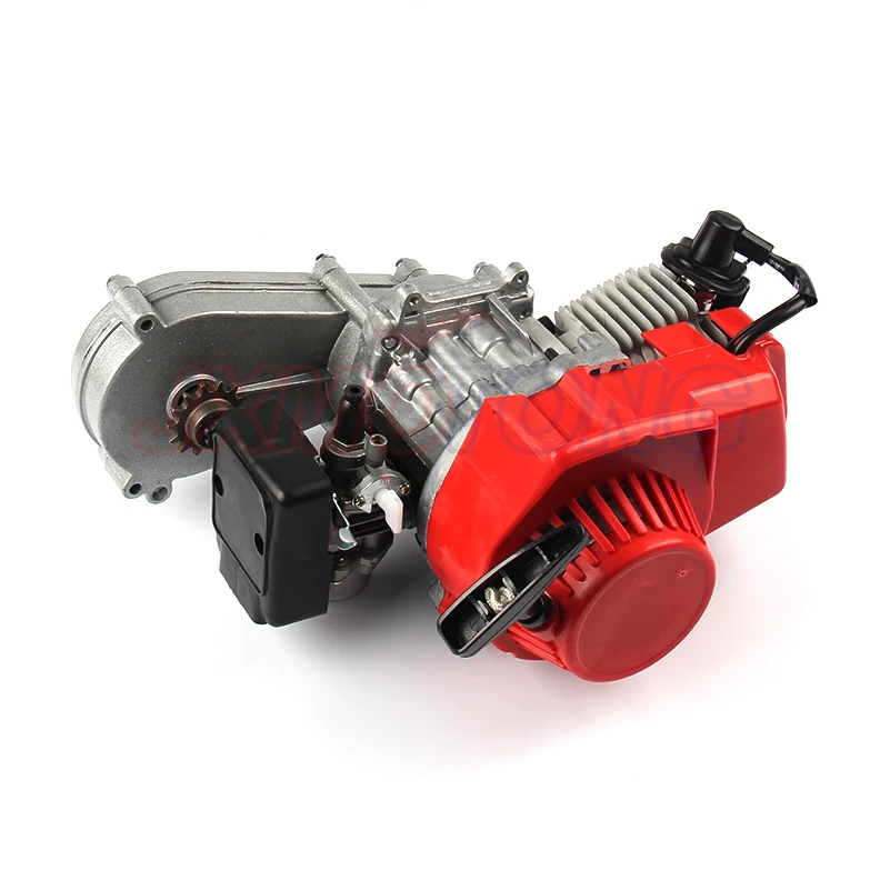 Motor de arranque de 2 tiempos 49cc con transmisión para Mini bicicleta de bolsillo ATV