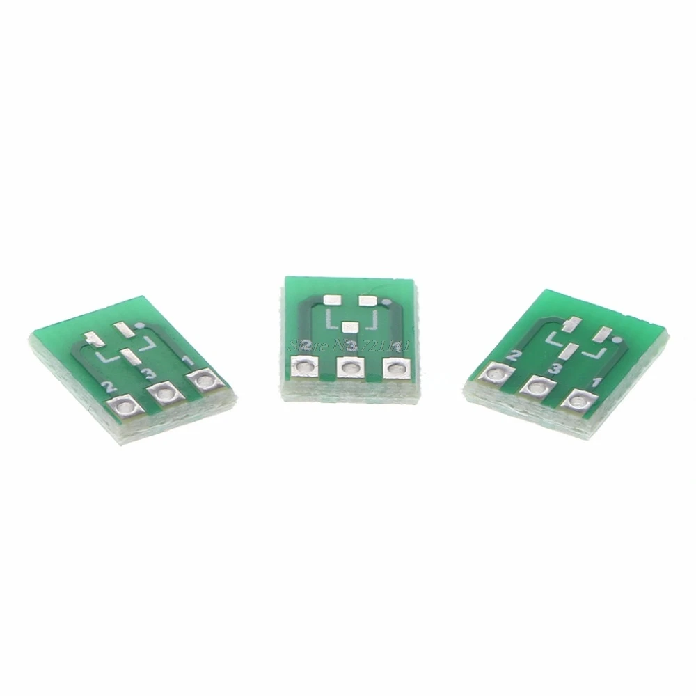 10 шт. двухсторонний SMD SOT23 3 DIP SIP3 адаптер PCB плата DIY конвертер интегральные схемы