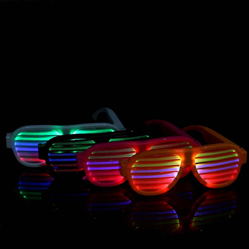 HY Fashion Trend Voice Activate Led Flash Glasses Sound Sensitive Light