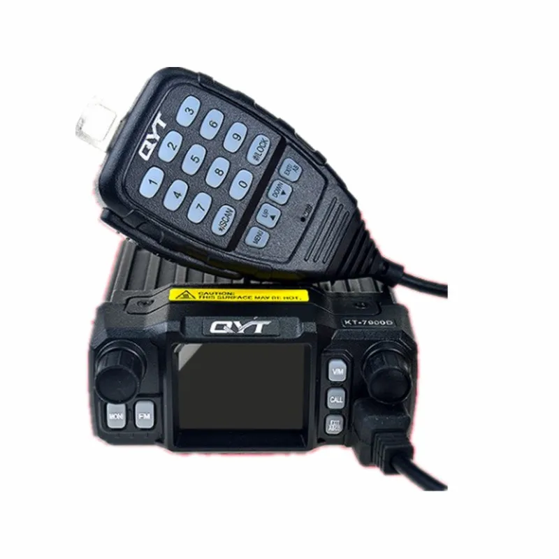 

100% Original QYT KT-7900D Four Band Car Radio 200 Channels VHF/ UHF FM Vehicle Mounted Radio Transceiver Walkie Talkie