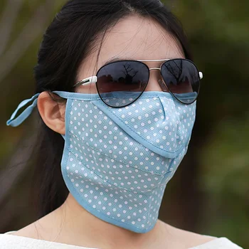 

Sunshade Summer Anti Uv Masks Riding Female Outdoor Breathe Freely Face Dustproof Portable Cycling Half Mask Sunscreen Girl
