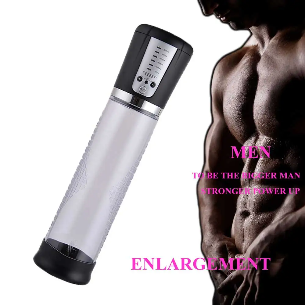 Electric Automatic penis pump penis enlargement vacuum pump Vibrator for Men penis Extender USB Charging penis enhancement sex toy (6)