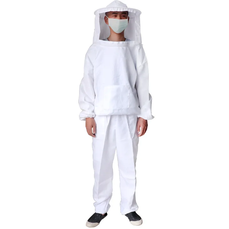 

Anti-bee suit, beekeeping, thickened split bee-proof suit, white split, anti-bee coat