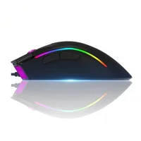 מחשב נייד Delux M625 A3050 Gaming עכבר אופטי ארגונומי Wired Mause RGB אחורית 7 לחצנים 4000 DPI גיימר מחשב עכברים למחשב נייד (5)