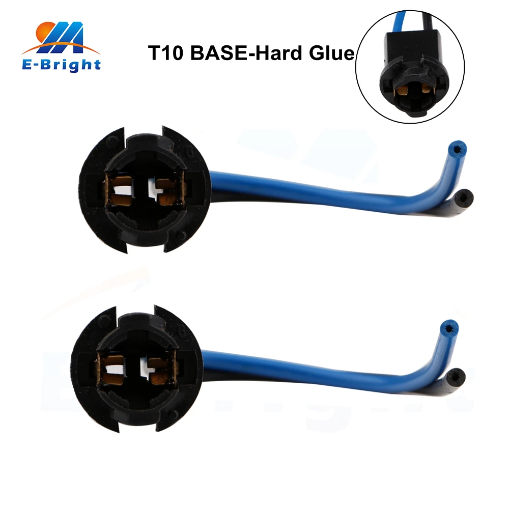 

Factory Wholesales 100pcs/lot W5W 194 T10 Base Hard Glue T10 Holder Decoder T10 Ballast for All Cars Good Quality Warranty
