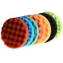SPTA 8 pulgadas 200mm Waffle Almohadilla De Pulido de Esponja Kit De Pulidor de Coches Conjunto de Selección de Color