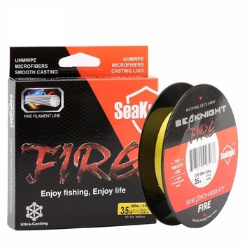 

SeaKnight FIRE Fishing Line 150M Ultra-Casting Smooth Super PE Line Floating Line Super Sensitivity 6-40LB
