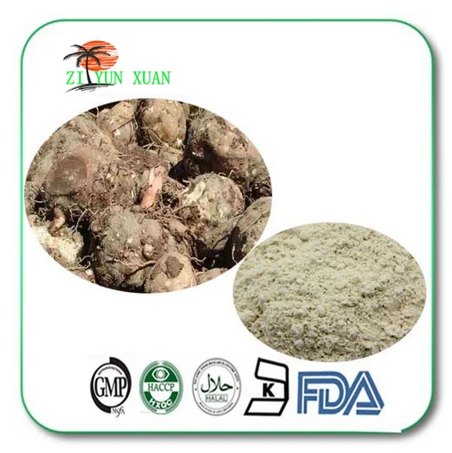 500g lot Natural konjaku powder from GMP manufacturer health diet