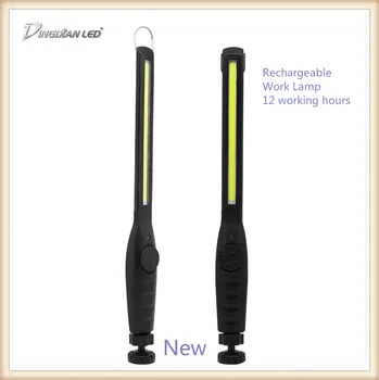 

Outdoor Camping Lighting USB Rechargeable Work Lamp COB Flashlight LED Working Light COB Torch Light Hanging Hook Lamp