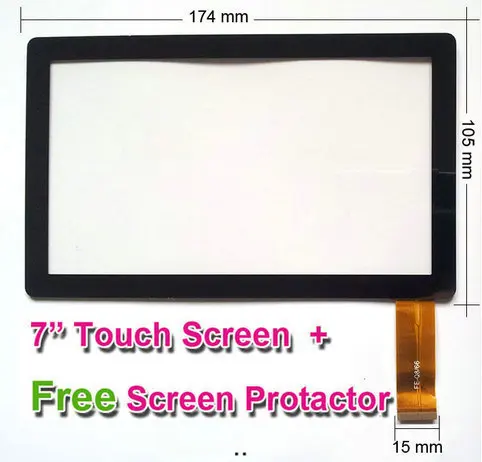 

Free Film + New For 7" Wintouch Q75 Tablet touch screen panel Digitizer Glass Sensor GT70Q8801-V2.0 ZLD Replacement