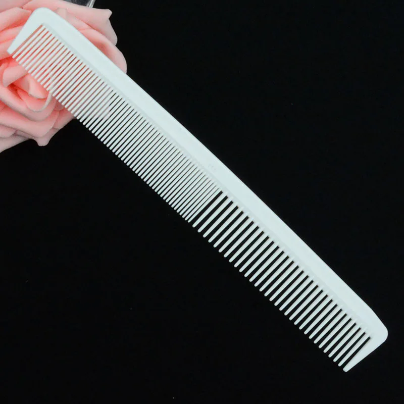 

White Large Carbon Cutting Comb Antistatic Styling Combs Clipper Comb Hair Brush Clipper Combs