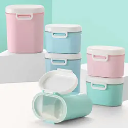Манеж-органайзер для детского питания, портативный контейнер с большой емкостью, дозатор сухого молока, детская дорожная бутылочка для
