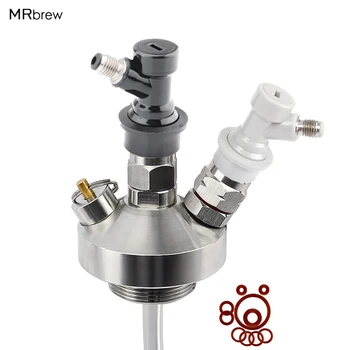 

304 Stainless Steel Mini Keg Tap Dispenser with Ball lock and 50cm hose For 2L/ 3.6L/5L/10L Mini Beer Keg Growler Home Brewing