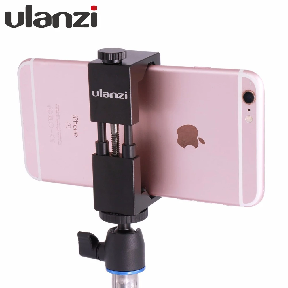 Smartphone Tripod Mount Aluminum Metal Universal Smart Phone Tripod Adapter Stand Size clip clamp Smartphone Tripod Mount Aluminum Metal Universal Smart Phone Tripod Adapter Stand Size clip clamp