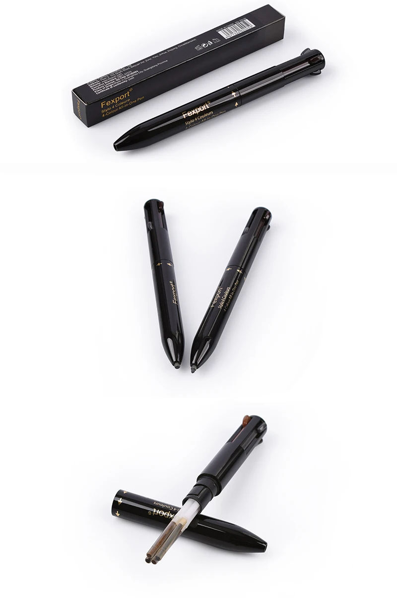 Цветной карандаш для бровей 4 в 1, стойкий Водостойкий карандаш для бровей Pro Defining, контурная ручка для бровей Tat Brows Fine Professional Tatoo