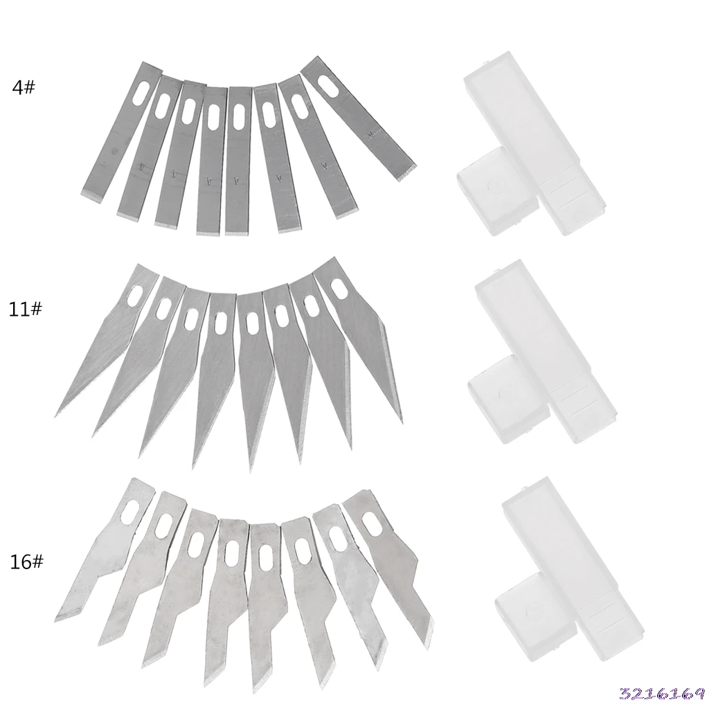 

8Pcs Engraving Craft Sculpture Knife Replace Blades Wood Carving Paper Cut Tools