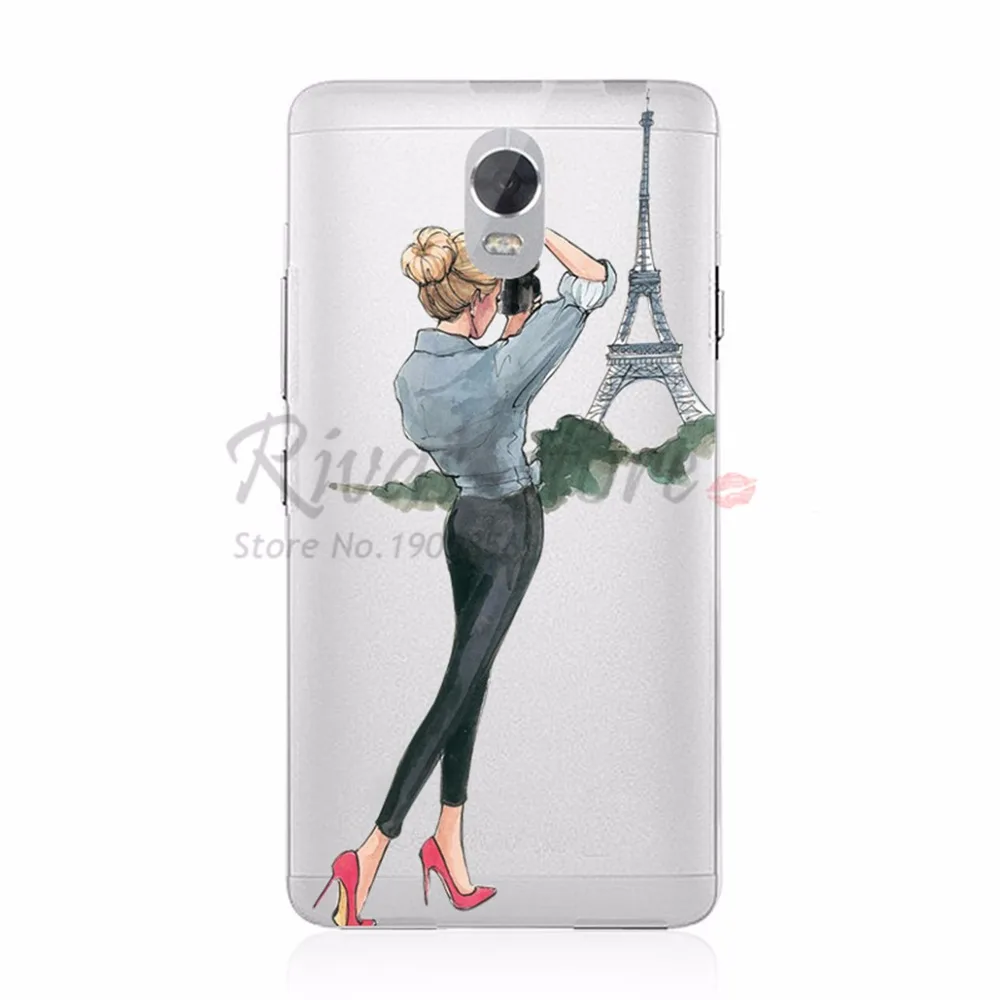 Silicona suave TPU teléfono cubierta caso para Lenovo Vibe p1m Carcasas impreso cubierta para capas Lenovo p1m 5.0\