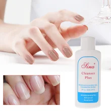 60ml remove o excesso de gel aumenta o limpador do brilho mais líquido de limpeza solvente gel de limpeza uv unha arte desengraxador tslm1
